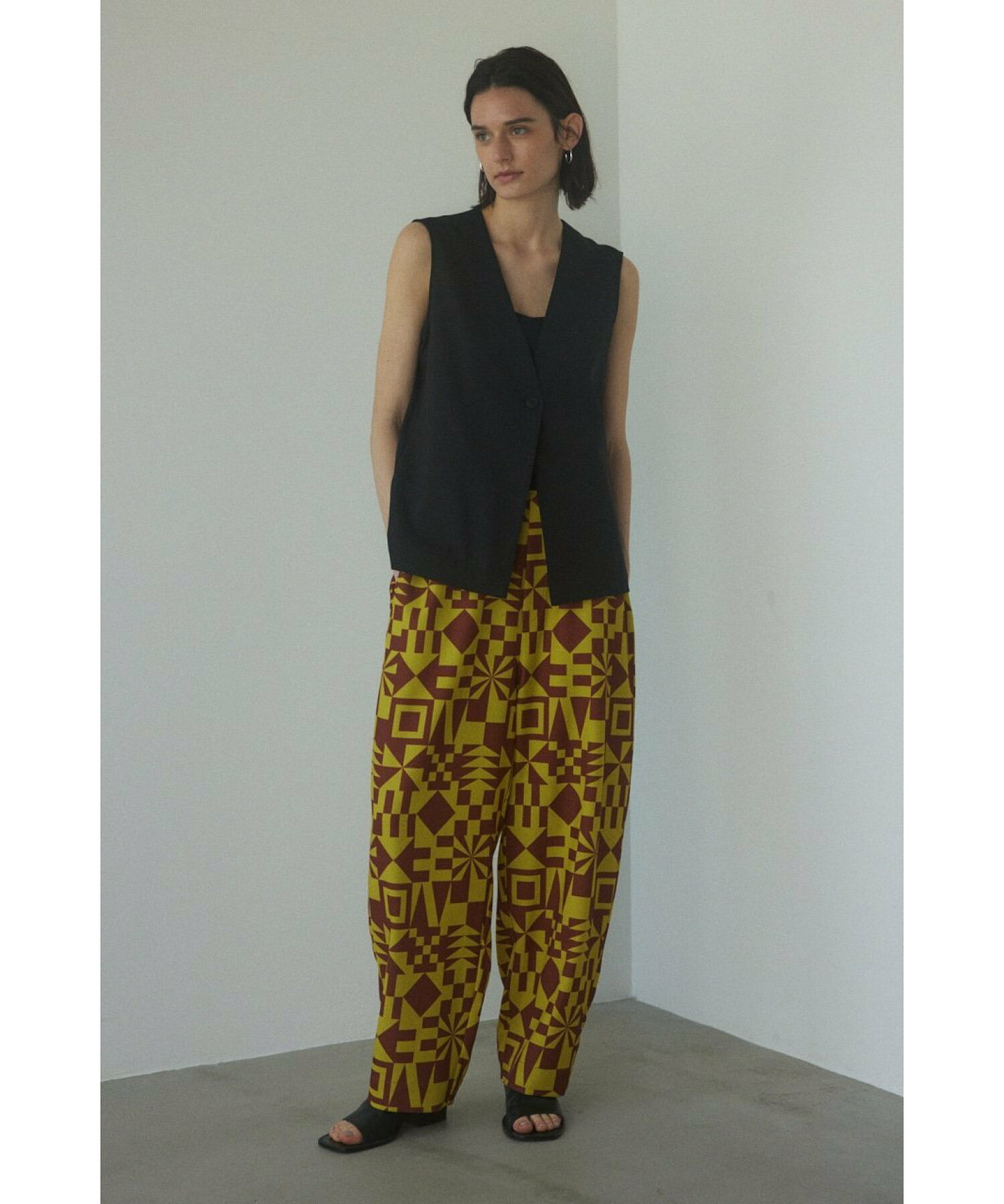 cocoon patterned pants